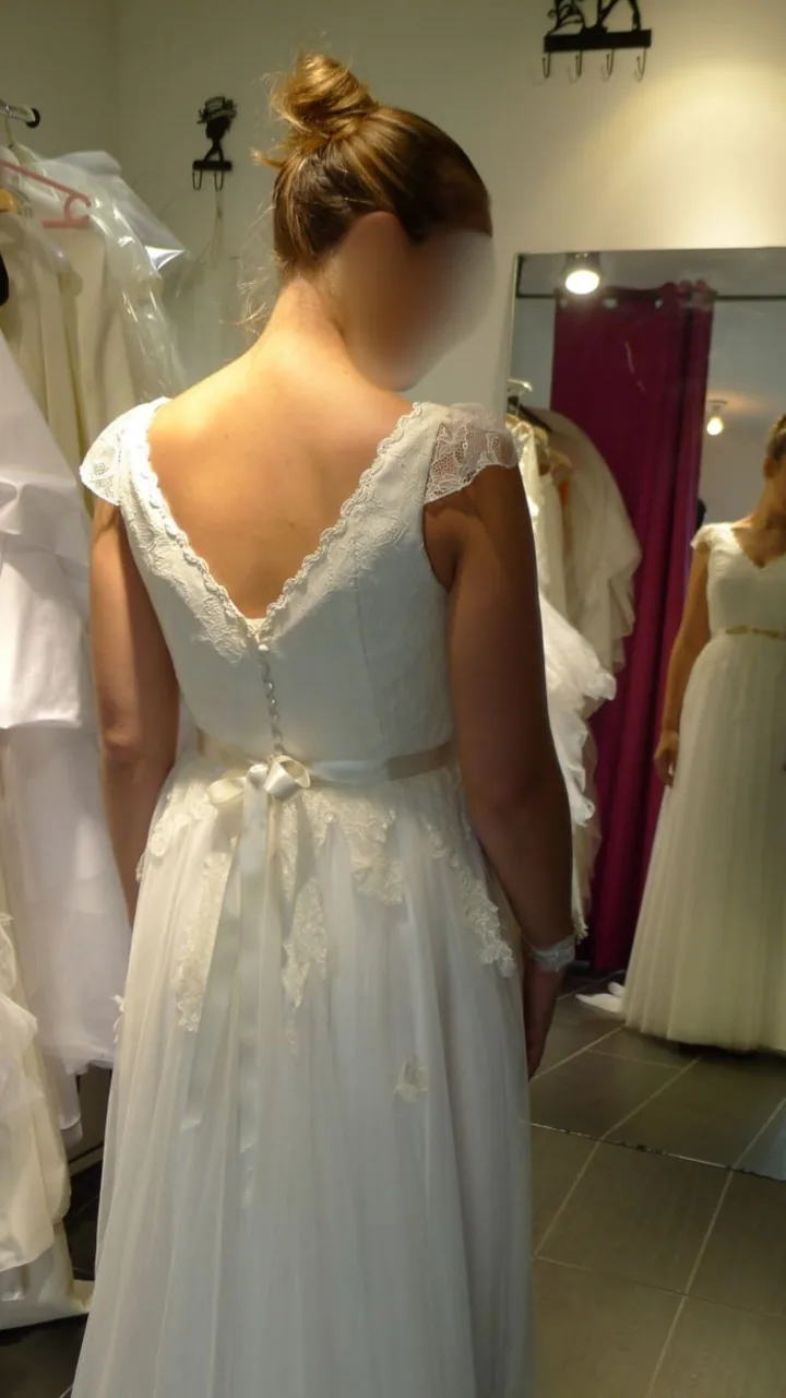 Brumes de Soie — robe de mariée, Tulle de Soie