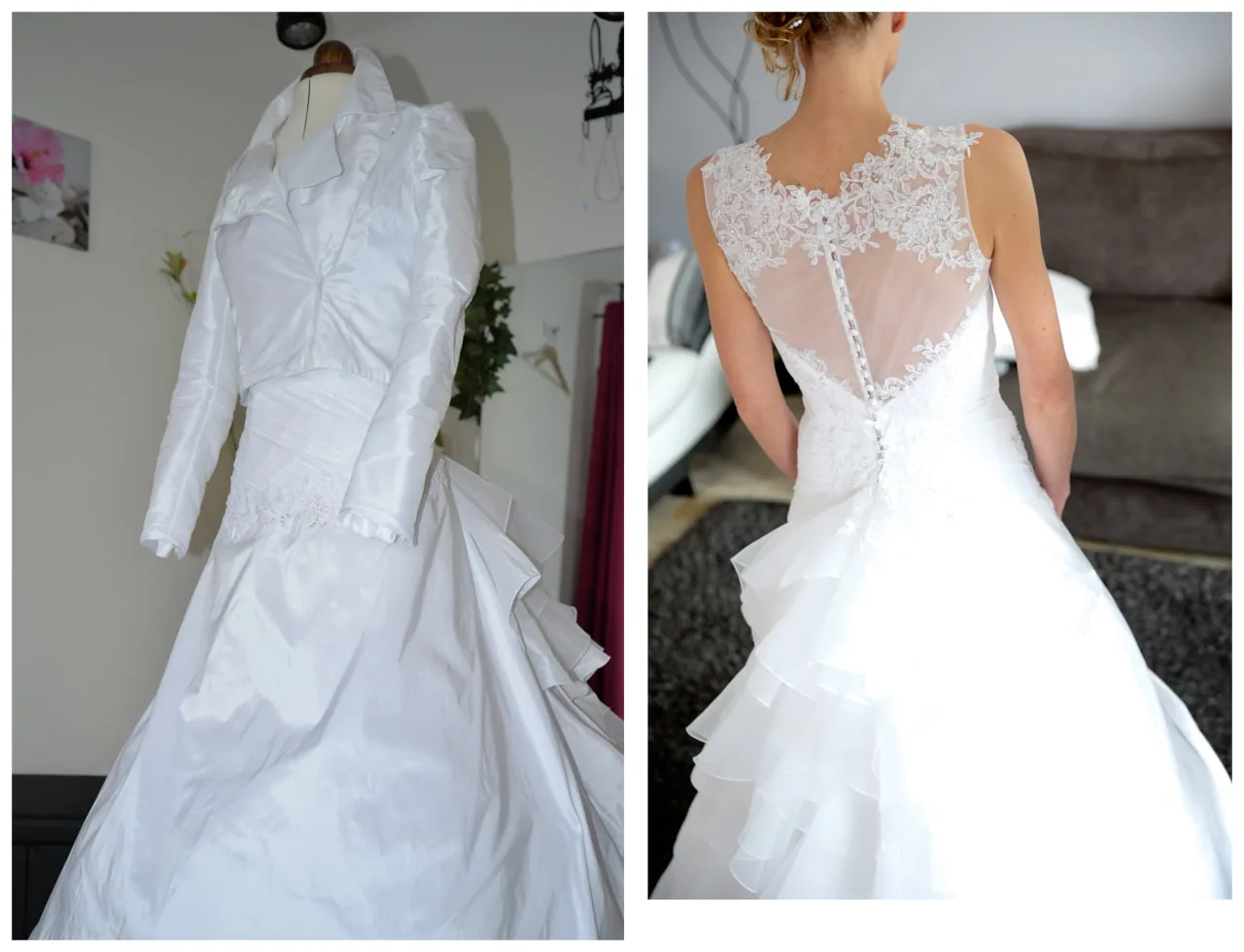 Le Perfecto Taffetas — robe de mariée, Taffetas Craquant